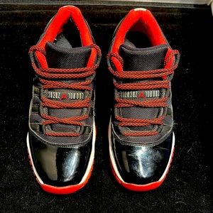 COPY - 2015 Nike Air Jordan 11 XI Retro Low Bred Black True Red White